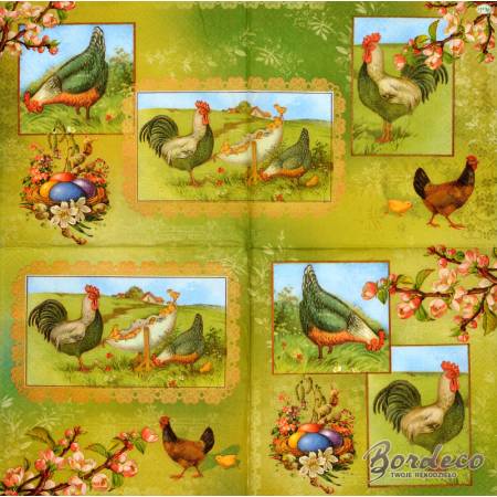 Serwetka do decoupage MAKI Wielkanoc 33x33